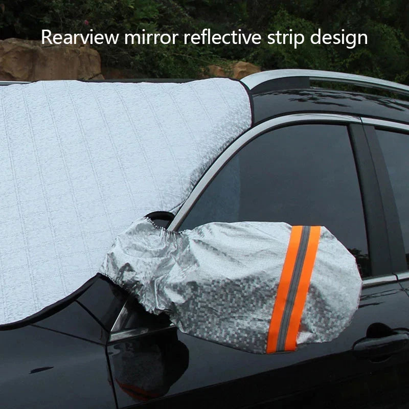 Car Front Snow Frost Cover Windshield Sunshade Protector Outdoor Waterproof Winter Anti Ice Auto Automobiles Exterior Cover